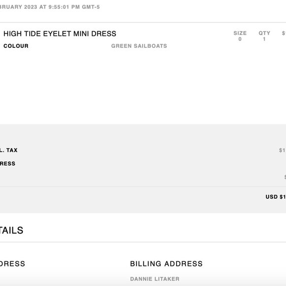 ZIMMERMANN HIGH TIDE MINI DRESS - Picture 9 of 9